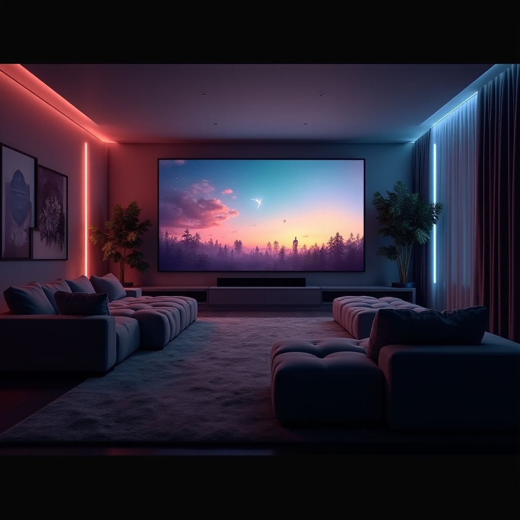 أفضل شاشة لجهاز عرض السينما المنزلية