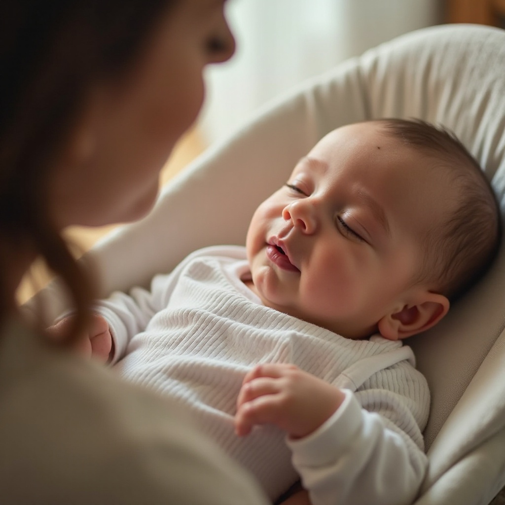 può il bambino dormire nell'altalena mamaroo