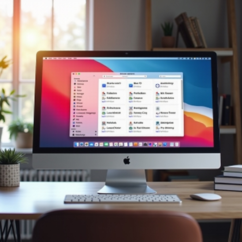 كيفية تعديل المفضلات على ماك