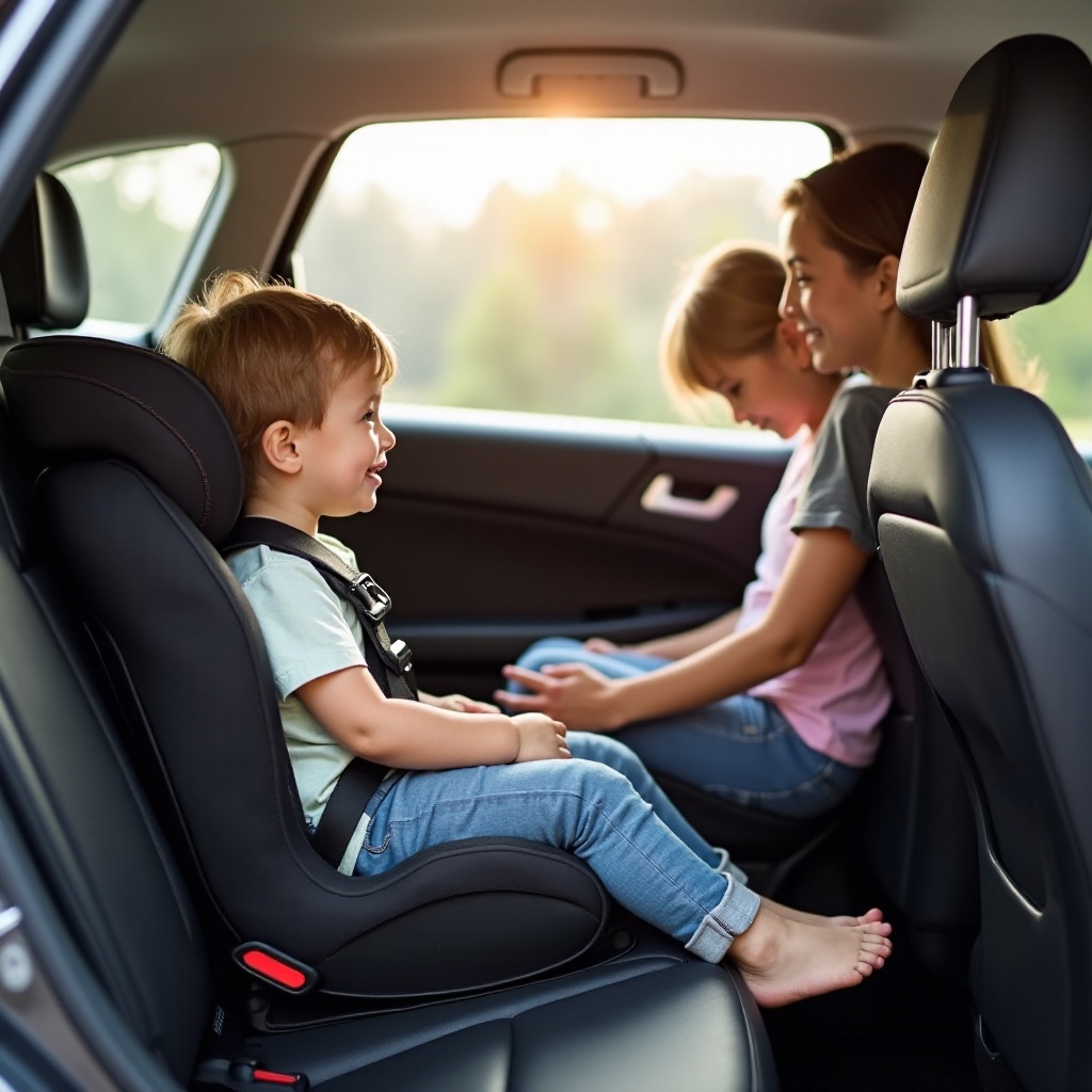 directrices para sillas de coche orientadas hacia delante